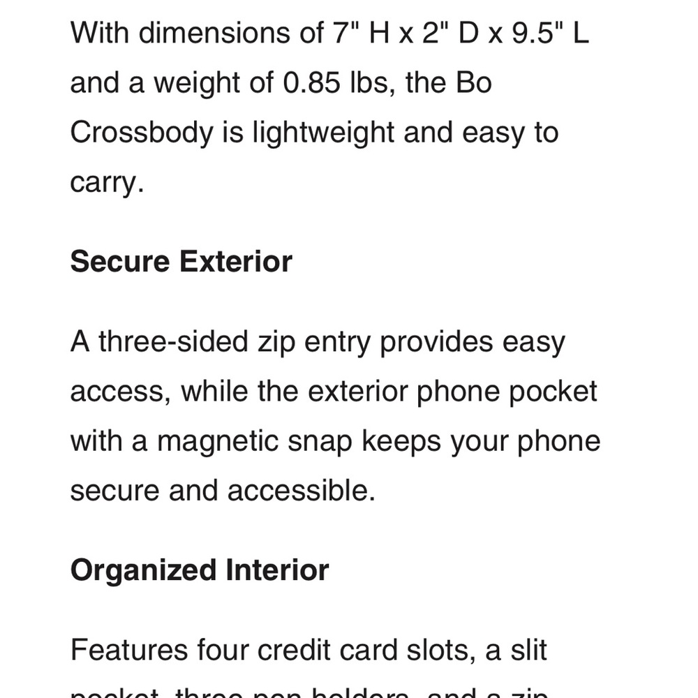 Latico leather Bo crossbody - Picture 5 of 5